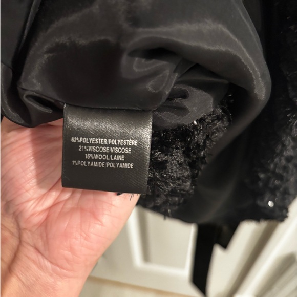 Lafayette 148 New York Black Shimmer Jacket- NWT size 12 - Picture 3 of 5